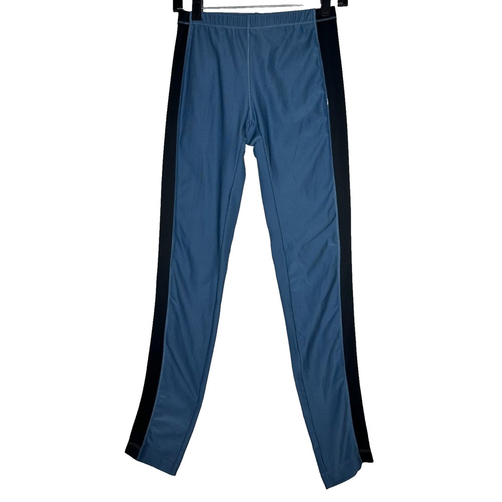 J Crew Gym Women Blue Athletic Compression Leggings Skinny Size Small 29 Inseam